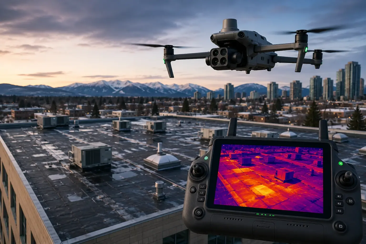 Infrared Moisture Survey for Commercial Roofs in North Charleston, SC
