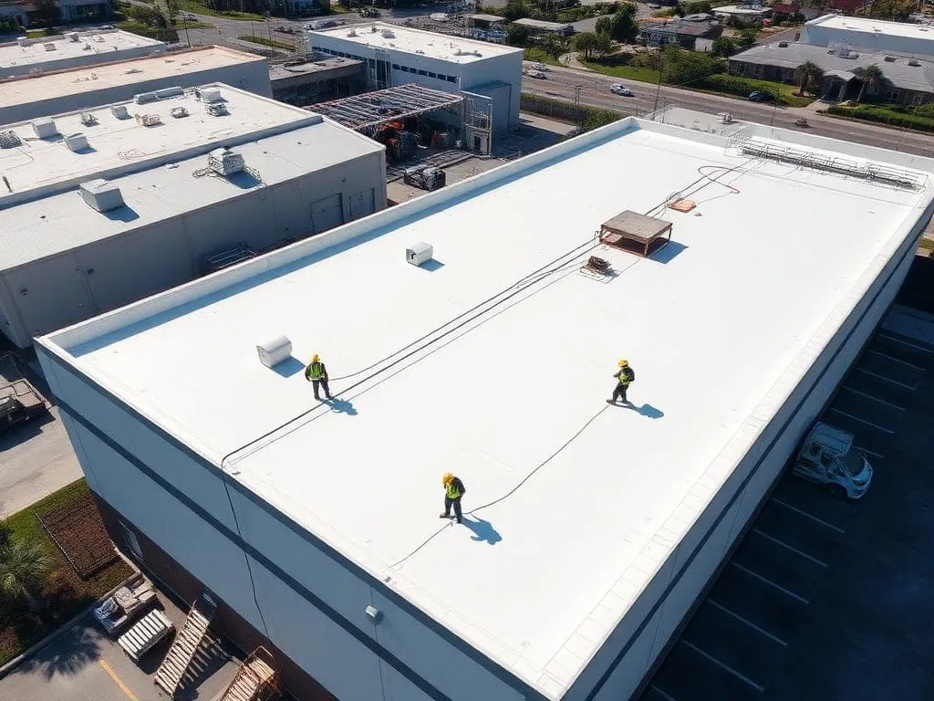 Occupied Building Reroofing in North Charleston, SC
